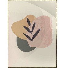 SHOP365 Yapraklar ve Şekiller Modern Poster P-001137