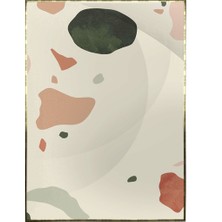 SHOP365 Toprak Renk Tonları Şekil Tasarım Modern Poster P-002497