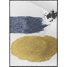 SHOP365 Şekiller Modern Karışık Renkler Modern Dekoratif Poster P-002967