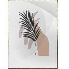 SHOP365 Bitki Yapraklar ve Şekiller Modern Poster P-002728