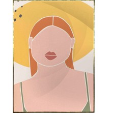 SHOP365 Kadın Pastel Renkler Modern Poster P-000345