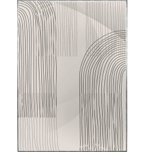 SHOP365 Çizgiler Açık Renkler Modern Dekoratif Poster P-003035