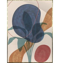 SHOP365 Bitki Yapraklar ve Şekiller Modern Poster P-003051
