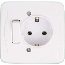 Far Sıva Altı Anahtarlı Topraklı Priz Far