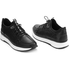 Twoegoist Erkek Hakiki Deri  Kauçuk Taban Anatomik Günlük Ayakkabı - Sneaker