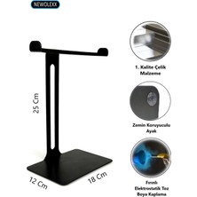 Profesyonel 2'li Metal Kulaklık Standı Headset Stand
