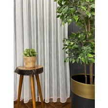 Evdepo Home Taç Şantuk 1/2,5 Normal Pile Tül Perde Tek Kanat - 100 x 270 cm