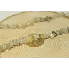 Yaşam Tohumu Golden & Rutil Kuvars Taşı Doğal Küçük Taşlar Dizi