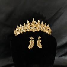 Luxury Wedding Accessories Subya Altın Takı Seti