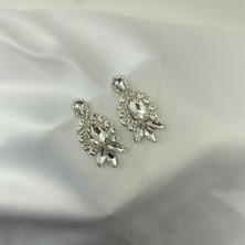 Lüks Düğün Aksesuarları Fıstık Küpe