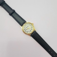 Marlas Retro Kadın Kol Saati, Vintage Tasarım, Klasik Tasarım, Altın / Gold Rengi, Minimal, Kayışlı