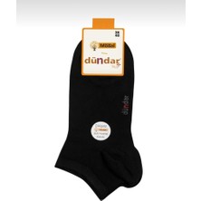 Dündar Unisex 6"lı  Siyah Modal Plus Patik Çorap 4506