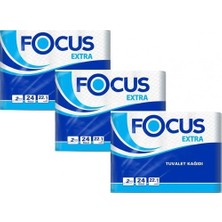 Focus Extra Tuvalet Kağıdı 24'lü*3 Paket 72'li