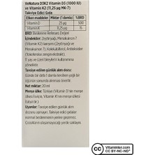 Venatura Vitamin D3 K2 ( 11,25 Mcg Mk-7) Damla 20 ml