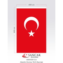 Sancak Bayrak 400X600 cm Alpaka Türk Bayrağı
