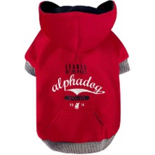 Alphadog Leader Red Orta-Büyük Irk Köpek Sweatshirtü (11 kg-36 kg arası köpeklere uygundur)