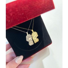 Nida Jewelry 925 Ayar Gümüş Cedric ve Chen Kolye