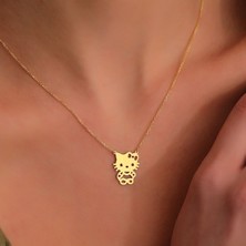Nida Jewelry 925 Ayar Gümüş Hello Kitty Kolye
