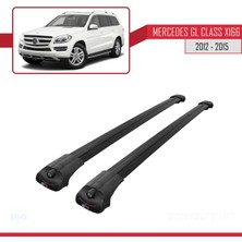 AccessoryPart Mercedes Gl Class (X166) 2012-2015 Arası ile Uyumlu Ace-1 Ara Atkı Tavan Barı Siyah