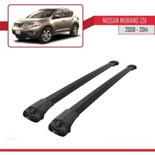 AccessoryPart Nissan Murano (Z51) 2008-2014 Arası ile Uyumlu Ace-1 Ara Atkı Tavan Barı Siyah
