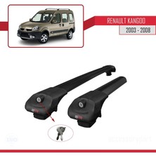 AccessoryPart Renault Kangoo 2003-2008 Arası ile Uyumlu Ace-1 Ara Atkı Tavan Barı Siyah