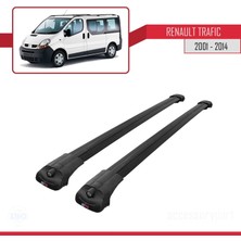 AccessoryPart Renault Trafic 2001-2014 Arası ile Uyumlu Ace-1 Ara Atkı Tavan Barı Siyah