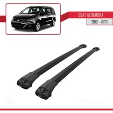 AccessoryPart Seat Alhambra 2010 ve Sonrası ile Uyumlu Ace-1 Ara Atkı Tavan Barı Siyah