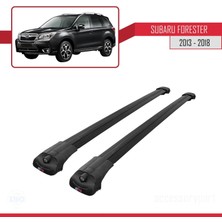 AccessoryPart Subaru Forester 2013-2018 Arası ile Uyumlu Ace-1 Ara Atkı Tavan Barı Siyah