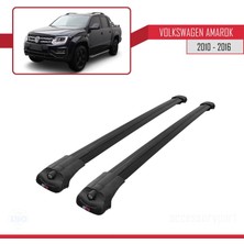 AccessoryPart Volkswagen Amarok 2010-2016 Arası ile Uyumlu Ace-1 Ara Atkı Tavan Barı Siyah