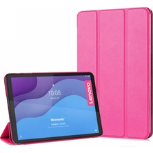 Microsonic Lenovo Tab M10 3.nesil 10.1`` Kılıf (TB-328F) Slim Translucent Back Smart Cover Pembe