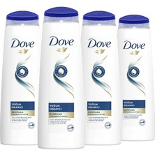 Dove Saç Bakım Şampuanı Yoğun Onarıcı Yıpranmış Saçlar Için 350 ml x 4