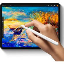 Baseus 130MAH Şarjlı Yedek Uçlu Kapasitif Tablet Kalem iPad 6 7 8 Dokunmatik Tablet Kalemi Aktif Ver