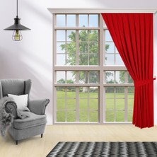 Perhal Tek Kanat Kiremit Renk Ada 1-2 Seyrek Pile Fon Perde