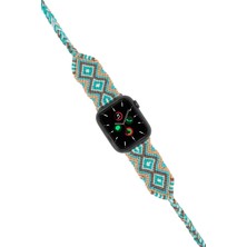 Hippi Charm Black 38-40-41 mm Apple Watch Braided Band