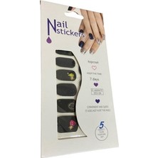 Nail Tırnak Sticker, Tırnak Dövmesi, Kolay Uygulanabilir 5 Farklı Model