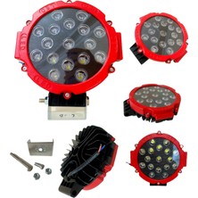 EK Tuning Off Road 17 Ledli Yuvarlak Çalışma Lambası Sis Lambası 5 Inç