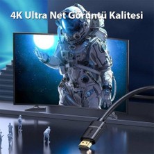 Baseus 1 Metre 18GBPS 3D Hdr 4K 60Hz Hdmi To Hdmi Görüntü Aktarım Kablosu, Yüksek Çözünürlüklü Kablo