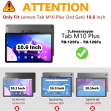 MTK Moveteck Lenovo Tab M10 TB-328F 3. Jenerasyon Tablet Kılıfı Ekran Koruyucu ve Dokunmatik Kalem Set Tam Kaplar Zırh Koruma Seti 3in1