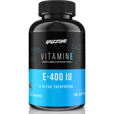 Grizzone E Vitamin 100 Kapsül, E400 Iu