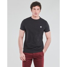 Timberland Chest Pocket Ss T-Shirt - Black Erkek T-Shirt