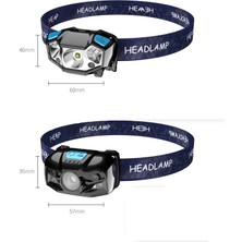 Heap Dışarıdaki Işık Işık Hafif Headlamp (Yurt Dışından)
