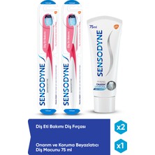 Sensodyne Diş Macunu + Diş Eti Bakımı Fırça Setx2