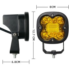Hubstein 4 LED Çalışma 40W Motosiklet Off Road Tekne Çalışma Lambası Sis Farı
