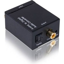 analog rca to dijital optik ses çevirici converter dönüştürücü