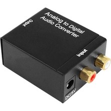 analog rca to dijital optik ses çevirici converter dönüştürücü