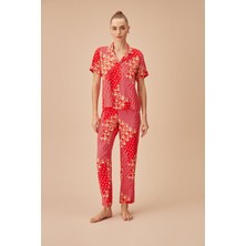 Suwen Flora Maskülen Pijama Takımı