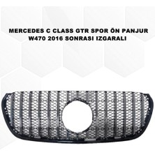 Caraks Mercedes x Class Gtr Spor Ön Panjur Petekli-Izgaralı Piano Black & Krom Şeritli 2016 Sonrası -Caraks