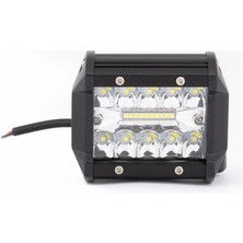 Hubstein 60W Kombo Aydınlatma 20 LED Çalışma Lambası Off Road Motorsiklet Sisfarları