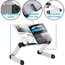 Hobimtek Metal Ayarlanabilir Kitap Okuma Standı Rahle Çok Amaçlı Laptop Tablet Standı YL-811