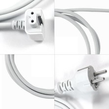 Furenfa Apple Macbook Şarj Adaptörü Uzatma Kablosu 1.8m Toprak Korumalı